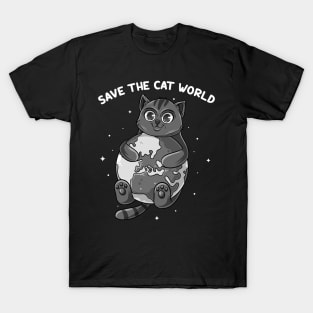 Cat Save The Earth T-Shirt